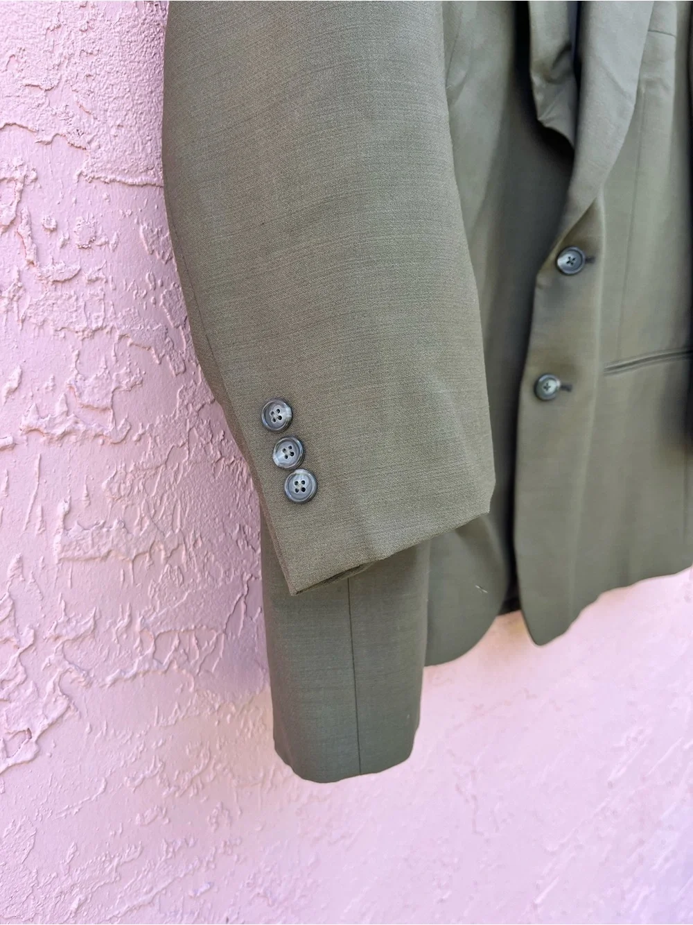 Vintage Givenchy Monsieur Sport Coat Blazer Olive Green